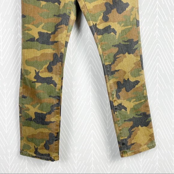 MADEWELL The High-Rise Slim Boyjean in Cottontail Camo NWT - Picture 11 of 14